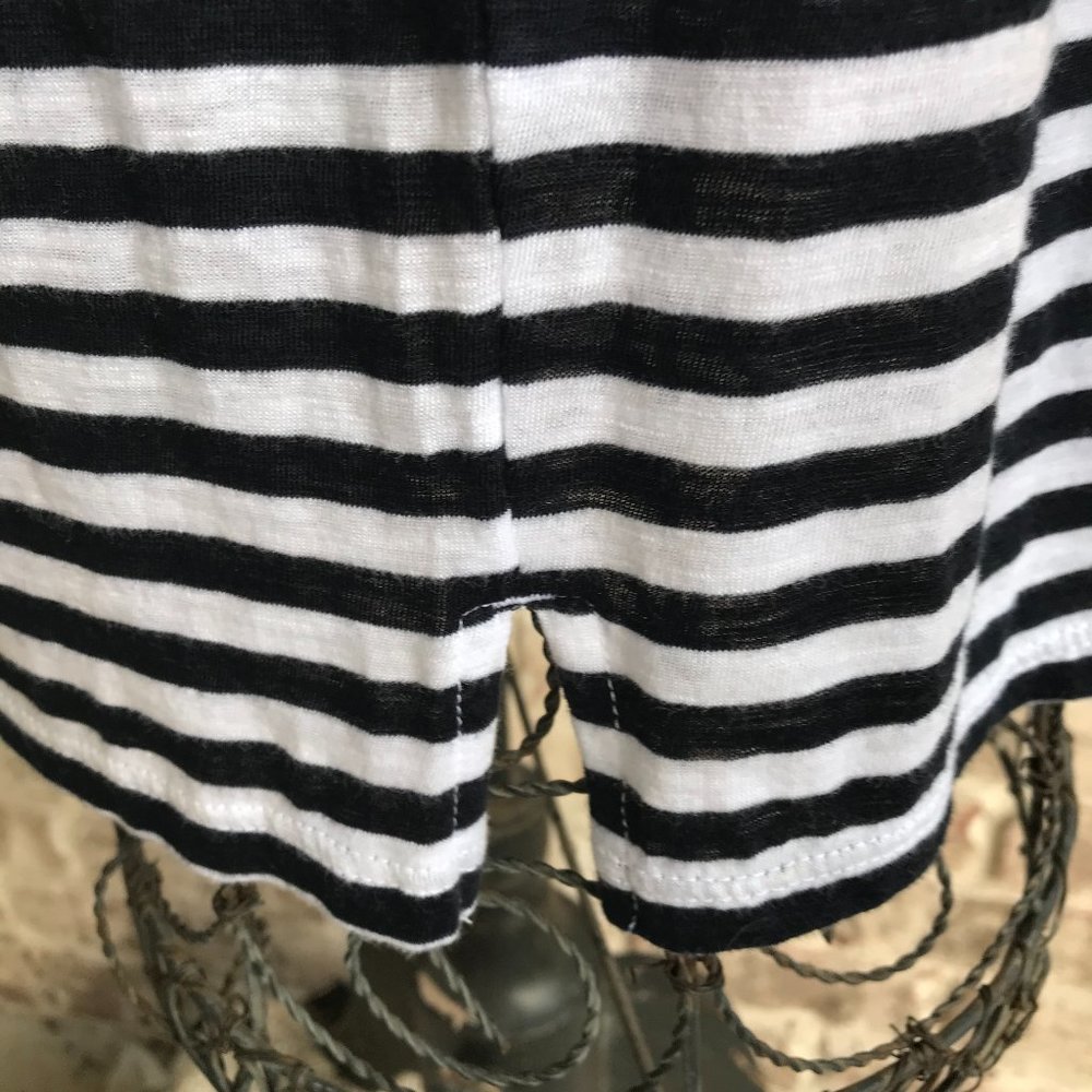 Crown & Ivy Curvy Long Sleeve Top Black White 0X - Picture 9 of 13